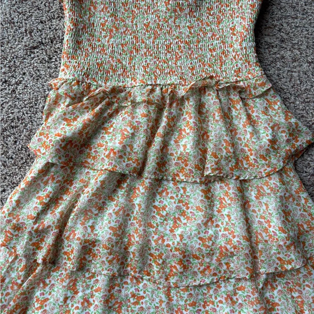 Altar'd State Multicolored Ruffled Tiered Sundress - Picture 2 of 4
